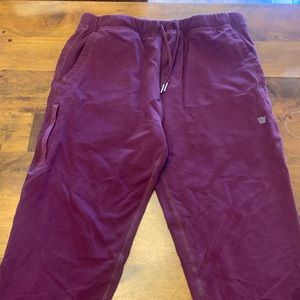 Mack Weldon Mens Plum Sweatpants size Large